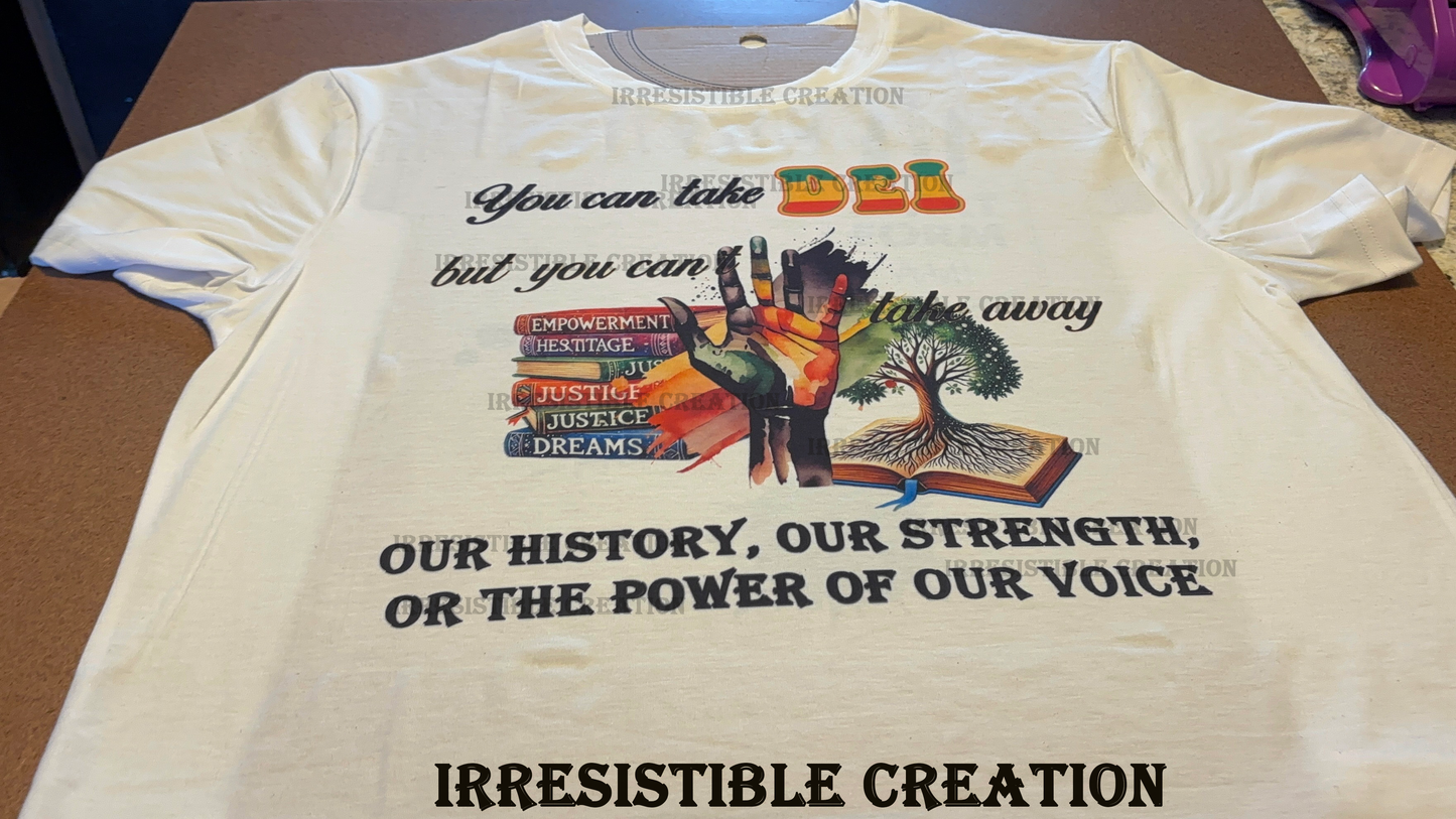 You Can Take DEI" Empowerment T-Shirt